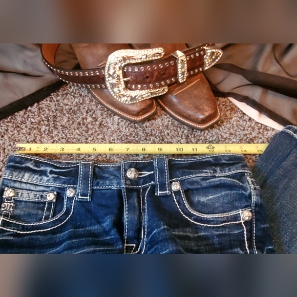 Miss Me Women's Blue Jeans Boot Cut size 26, - Picture 2 of 9